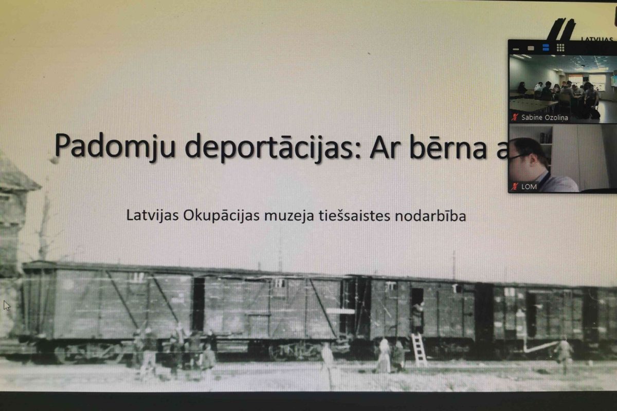 Okupācijas muzeja nodarbības par deportācijām