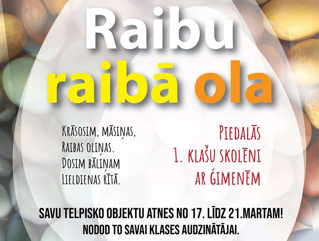 Radošā izstāde “Raibu raibā ola”