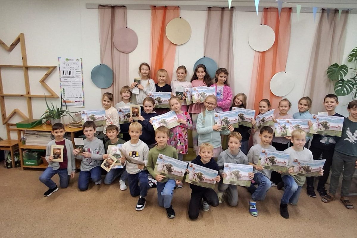 Adriana omes Līgas Ievenieces vizīte 2.b klasē