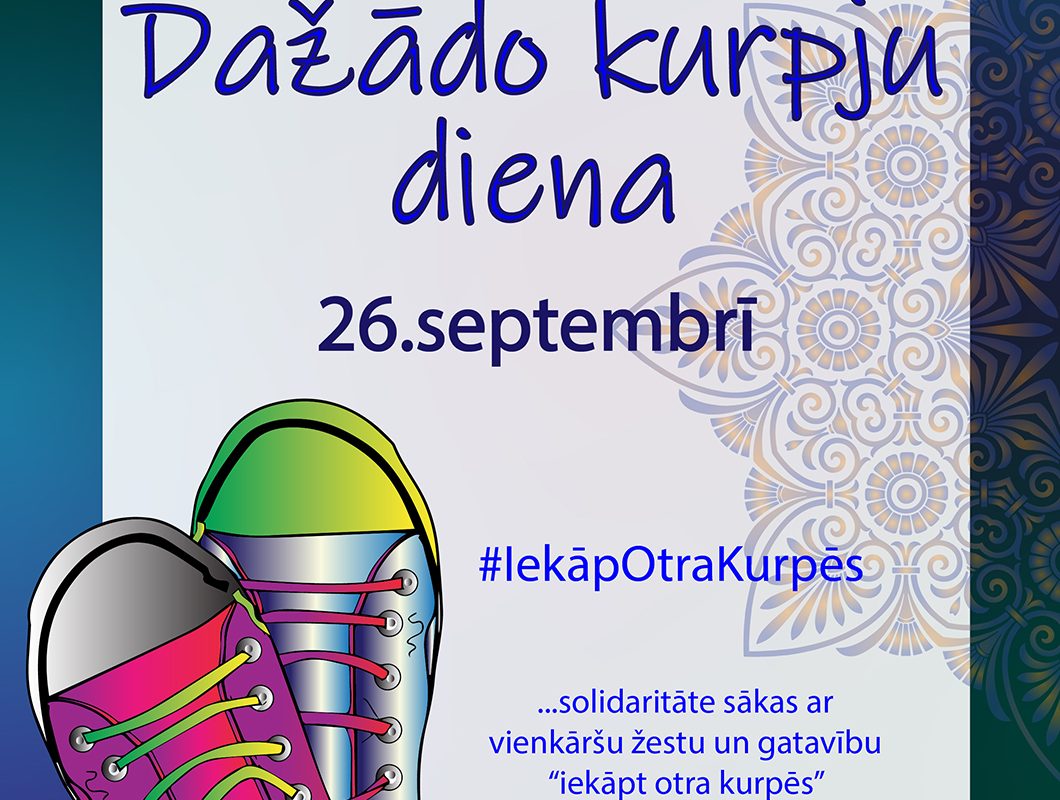 Tematiskā diena “Dažādo kurpju diena 2025”