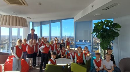 3.b klases skolēni viesojas “Swedbank”