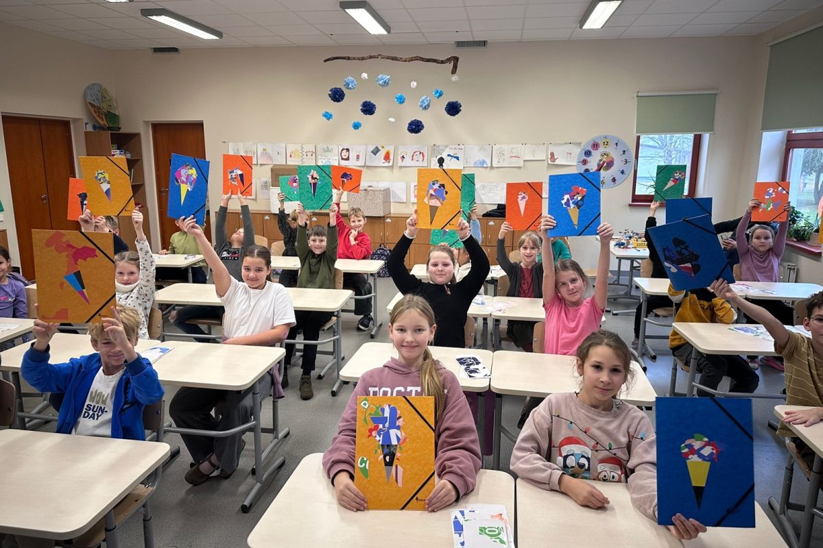 Pie 3. klases skolēniem viesojās “Ikšķiles saldējums”