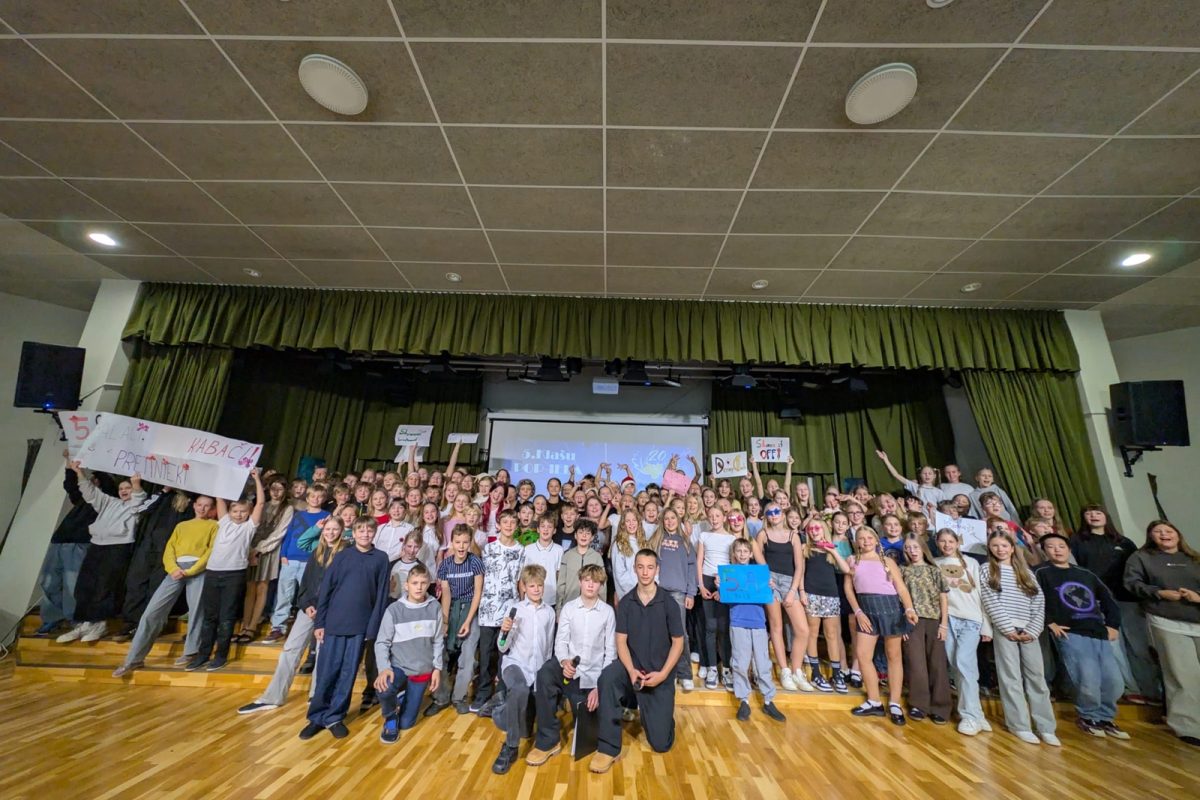 5. klašu popiela sajūsmina ar daudzveidīgiem priekšnesumiem!