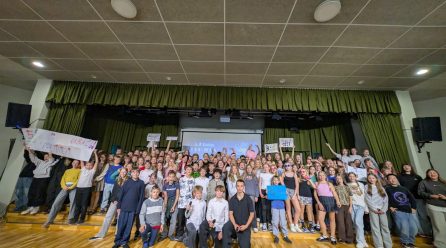 5. klašu popiela sajūsmina ar daudzveidīgiem priekšnesumiem!