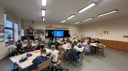 3.klases piedalījās ESI CENTRA nodarbībā