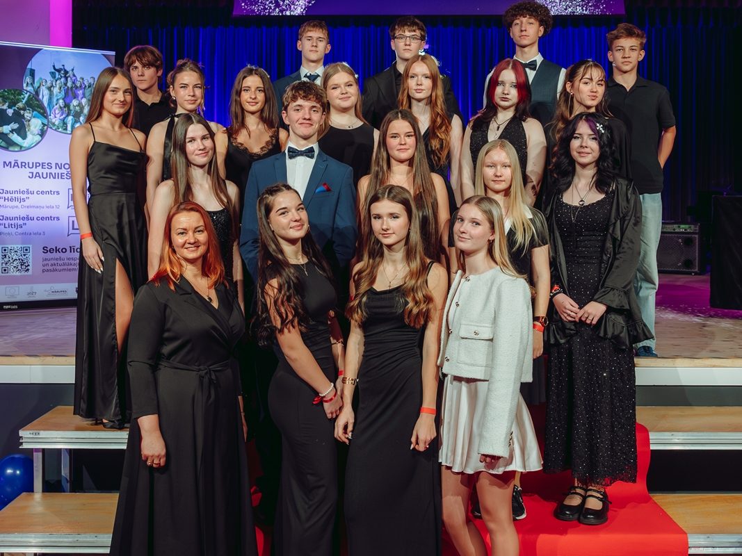 Apbalvoti aktīvākie jaunieši “Mārupes novada jauniešu gada balva 2025”