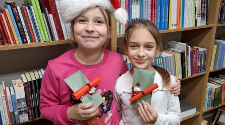 Vecā gada izskaņas svētku noskaņas bibliotēkā