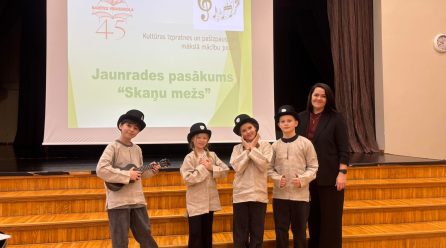 4.klašu skolēni piedalās jaunrades pasākumā “Skaņu mežs”