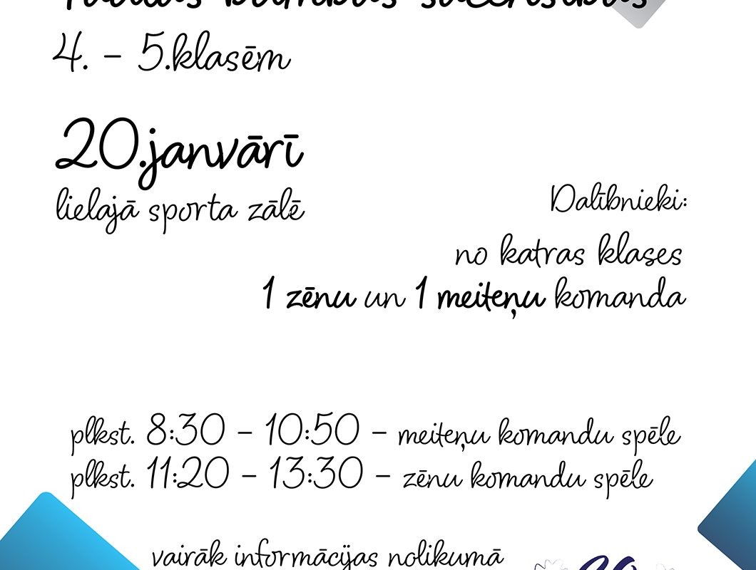 Tautas bumbas sacensības 4.-5.klasēm