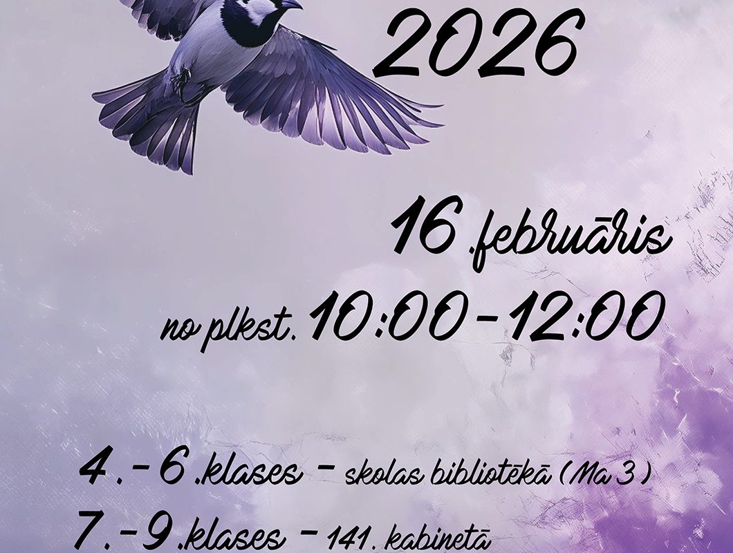 “Zvirbulis 2026” 4.-9.klasēm