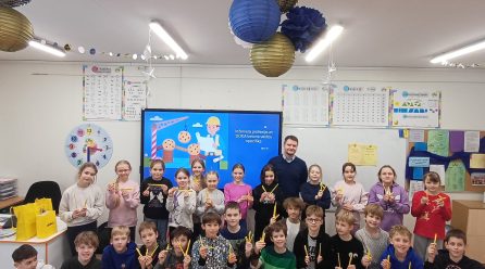 3.b klase iepazīst inženiera profesiju