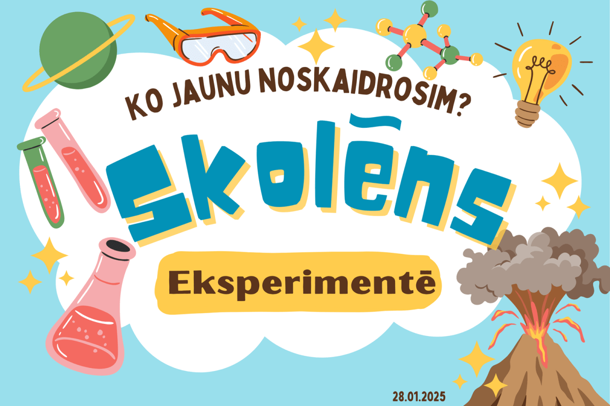 Sākumskolas skolēni eksperimentē!