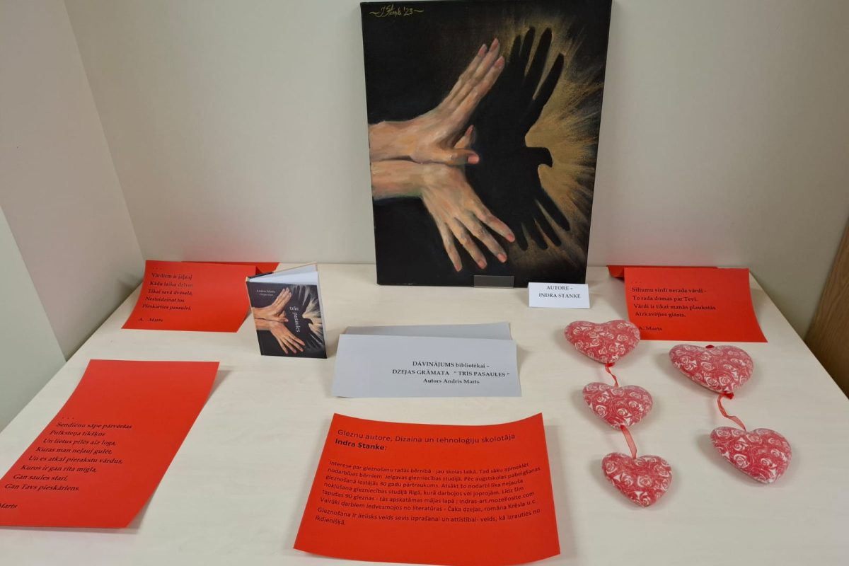 Skolas bibliotēkai dāvinājums – dzejoļu krājums