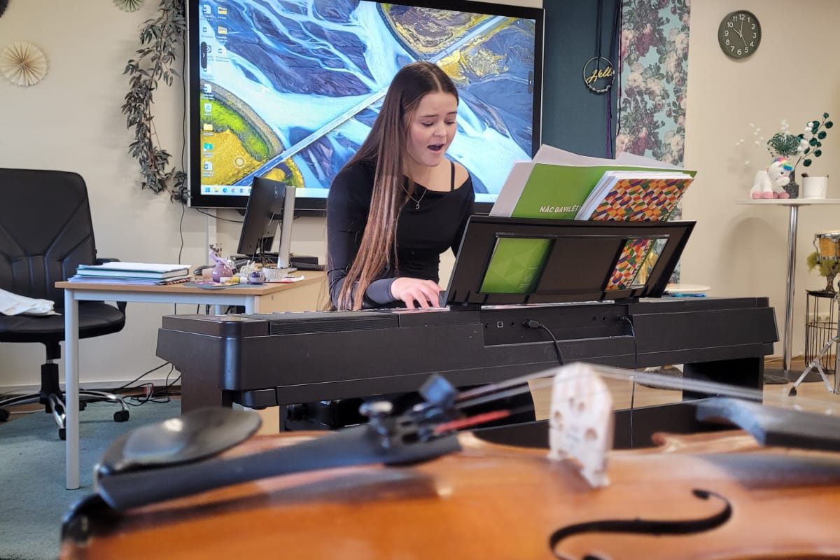 Valsts olimpiādes mūzikā novada posmā mūsu Adrijai Galītei 1.vieta!