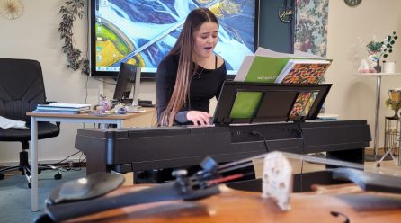 Valsts olimpiādes mūzikā novada posmā mūsu Adrijai Galītei 1.vieta!