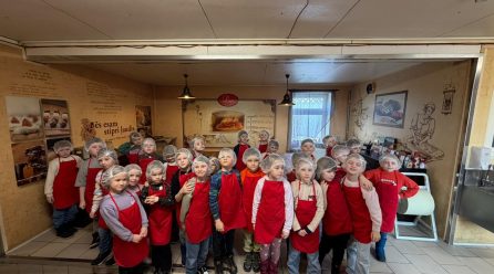 1.c klase apmeklē maizes ceptuvi “Lāči”