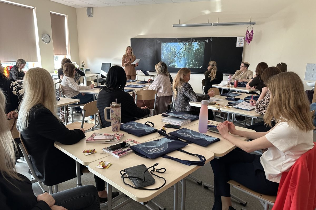 Skolā pulcējās angļu valodas skolotāji no Mārupes, Salaspils, Ķekavas un Olaines novadiem