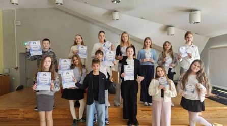 Godalgotas vietas novada svešvalodu daiļrunas konkursā