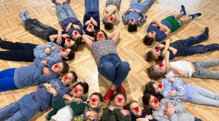 3.e klase piedalās akcijā ar Dr. Klaunu