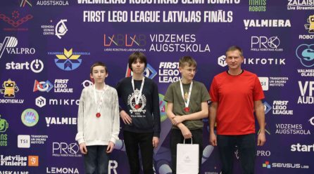 Robotikas pulciņa komanda piedalījās “FIRST LEGO League” (FLL) sacensībās