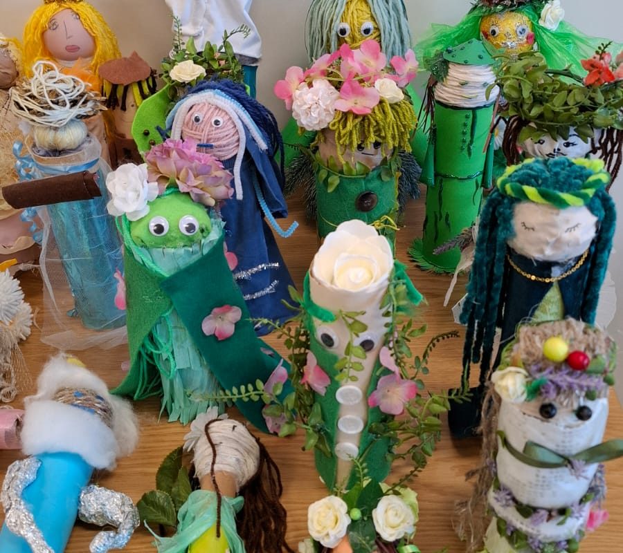 Skolēnu veidotie literārie tēli no lugas “SPRĪDĪTIS”