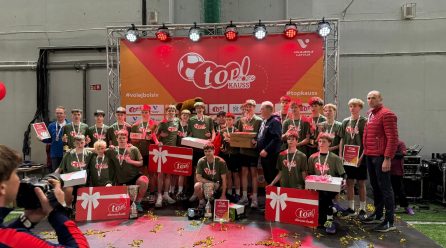 Skolas zēnu komanda izcīna 3. vietu “Top kausā” volejbolā