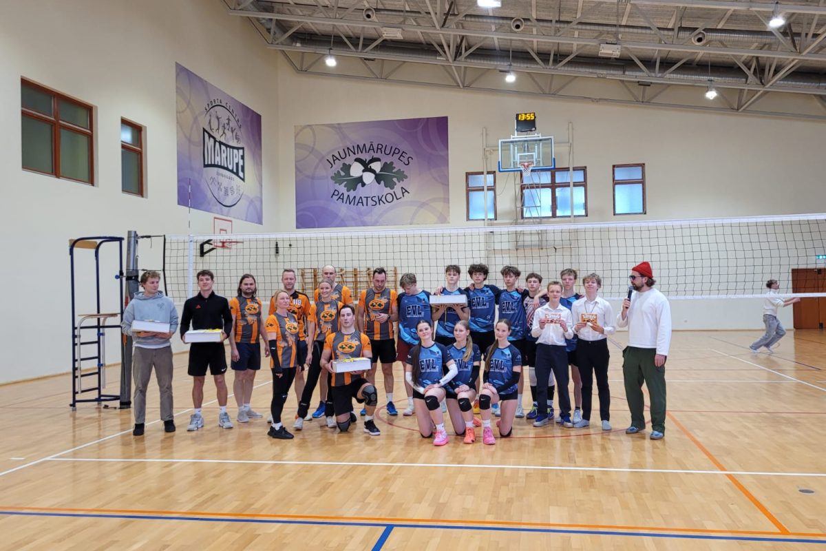 Volejbola mačs – “Skolotāji pret skolēniem 2026”