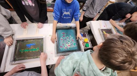 6.b klases skolēni mācību ekskursijā uz Skrīveriem