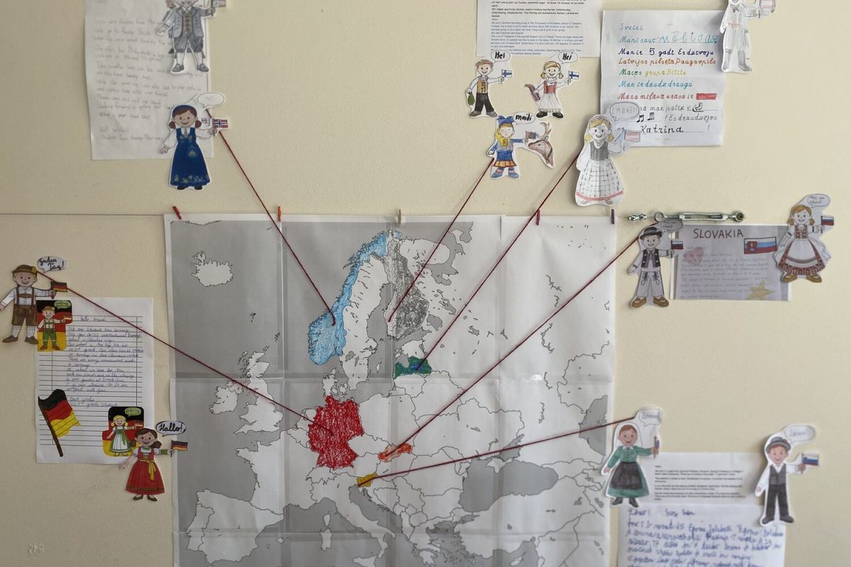 1.e klase piedalījās starptautiskā projektā “Flat Stanley”