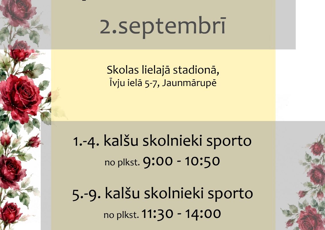 2.septembra Sporta diena