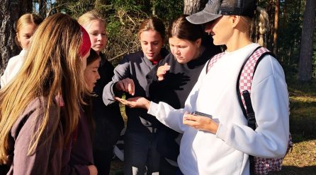 6.b klase dodas Meža ekspedīcijā