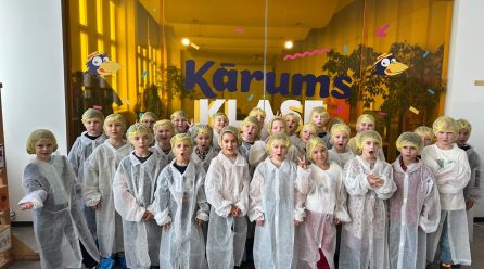 1.a klase piedalījās izglītojošā nodarbībā “Piena klase”