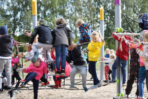 Bērnu aktīvās atpūtas laukuma atklāšana