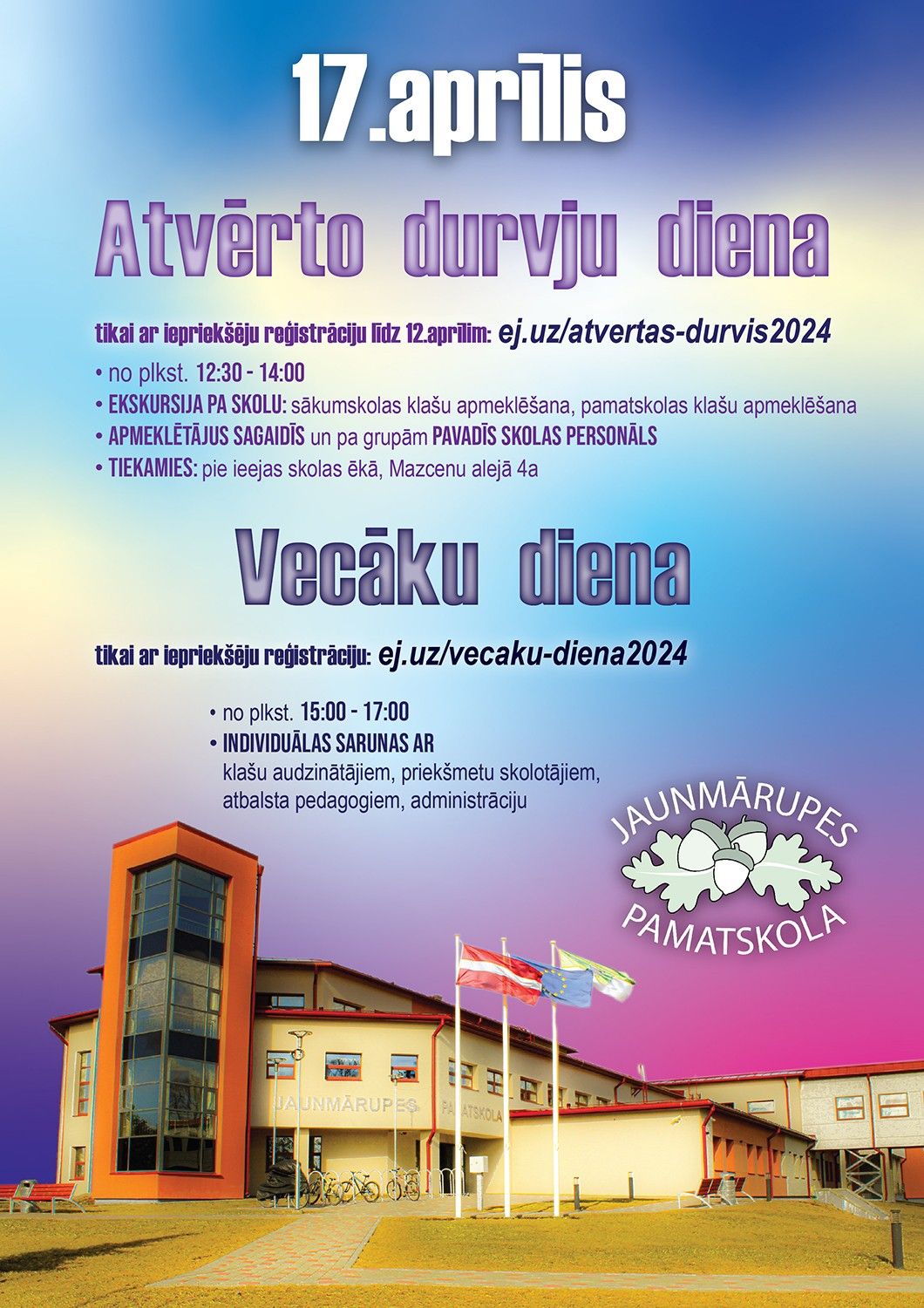 Atvērtās durvis 2024 un Vecāku diena