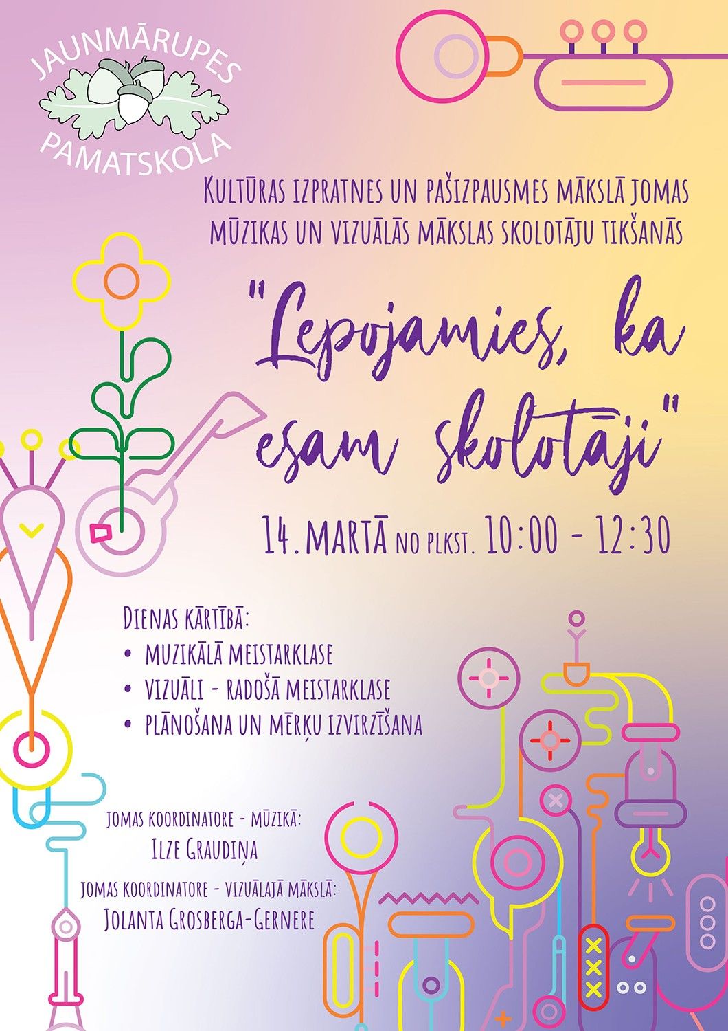 Vizuālās mākslas un mūzikas skolotāju tikšanās