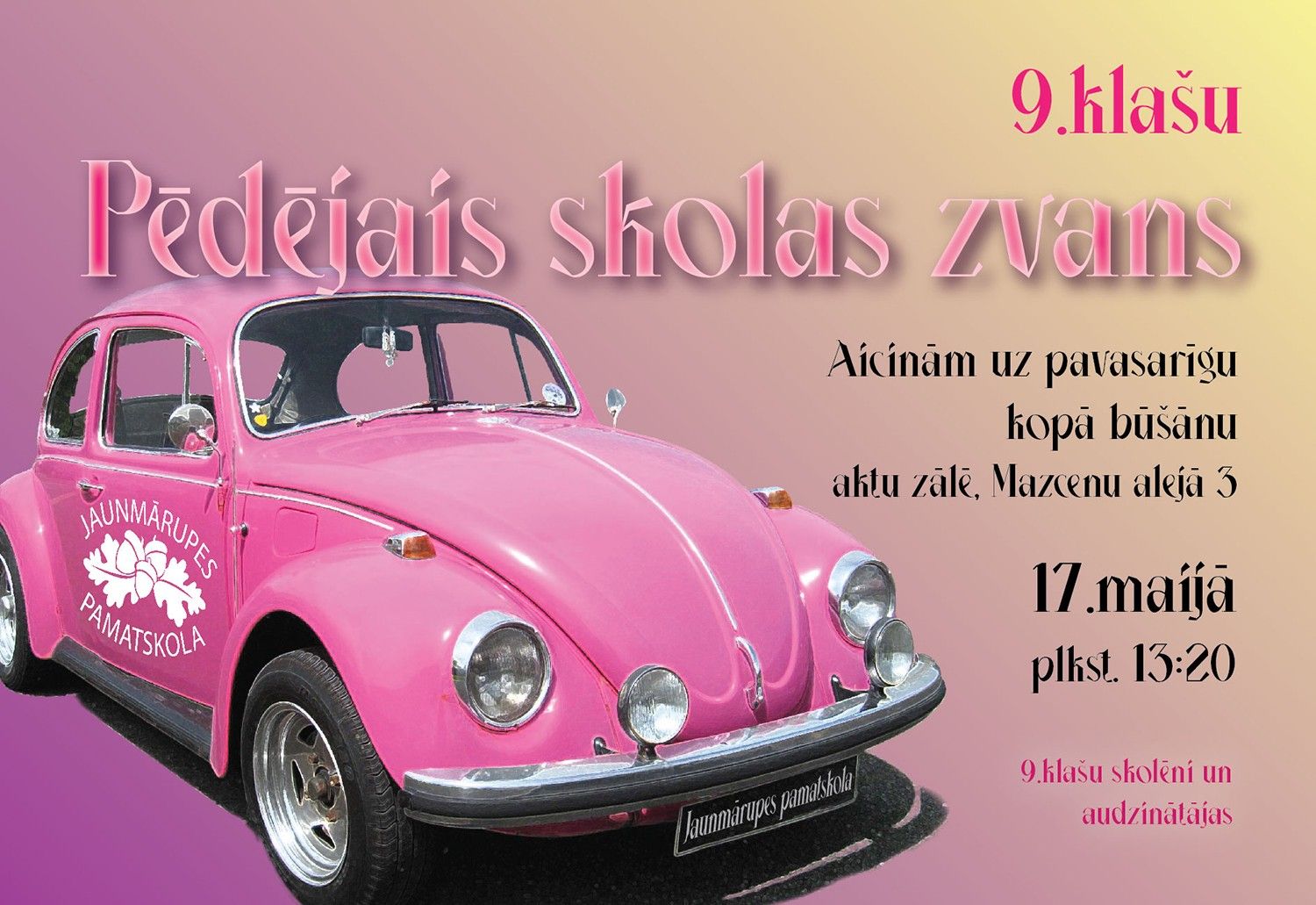 Pēdēdējais skolas zvans 2024