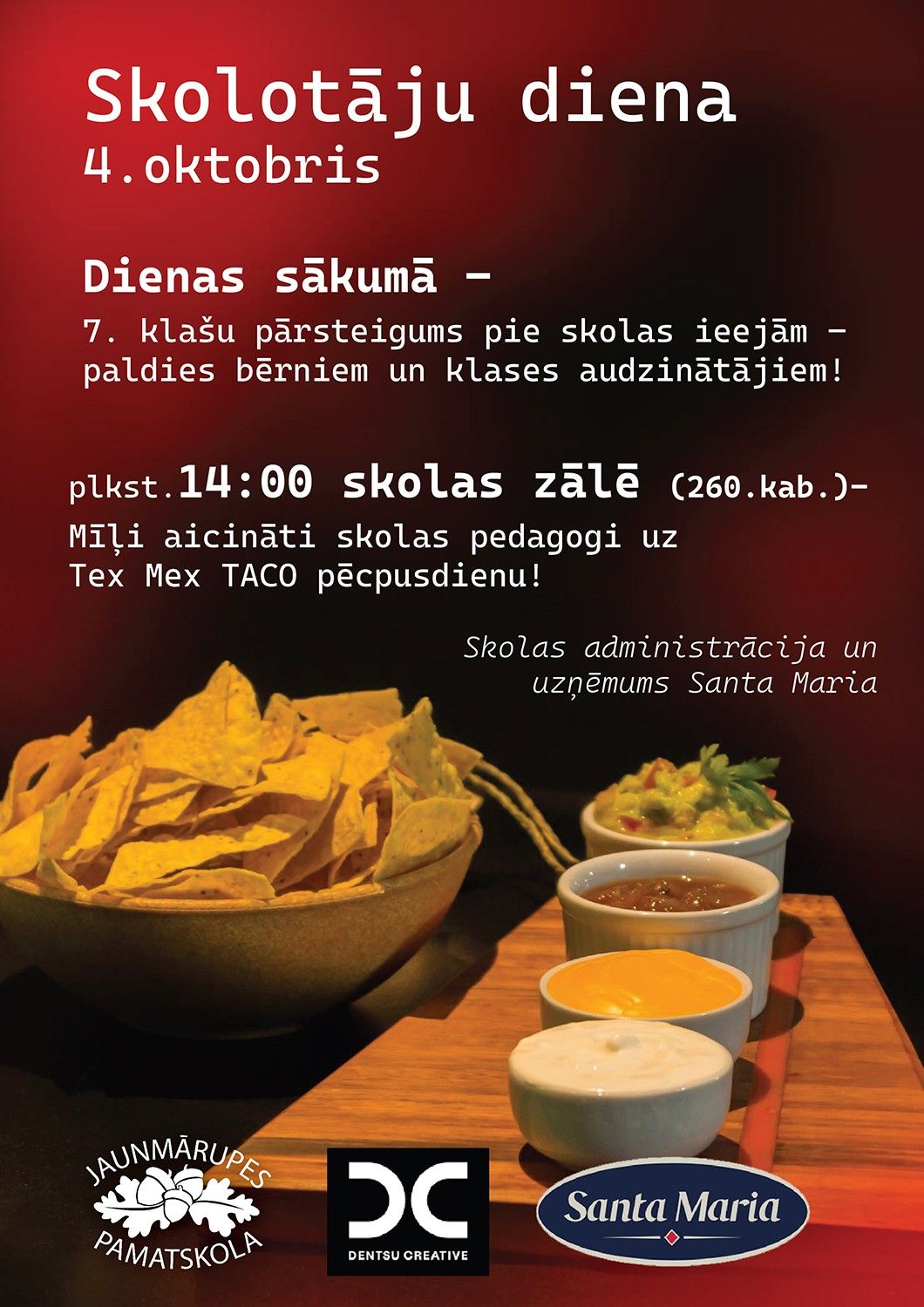 Skolotāju dienas plakāts