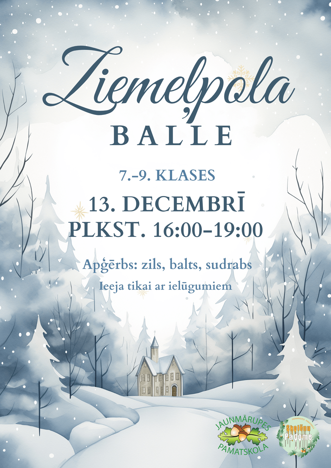 Skolēnu padomes pasākums “Ziemeļpola balle”