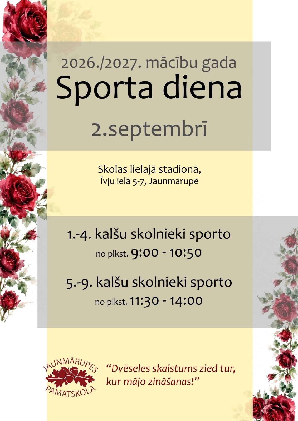 2.septembra Sporta diena