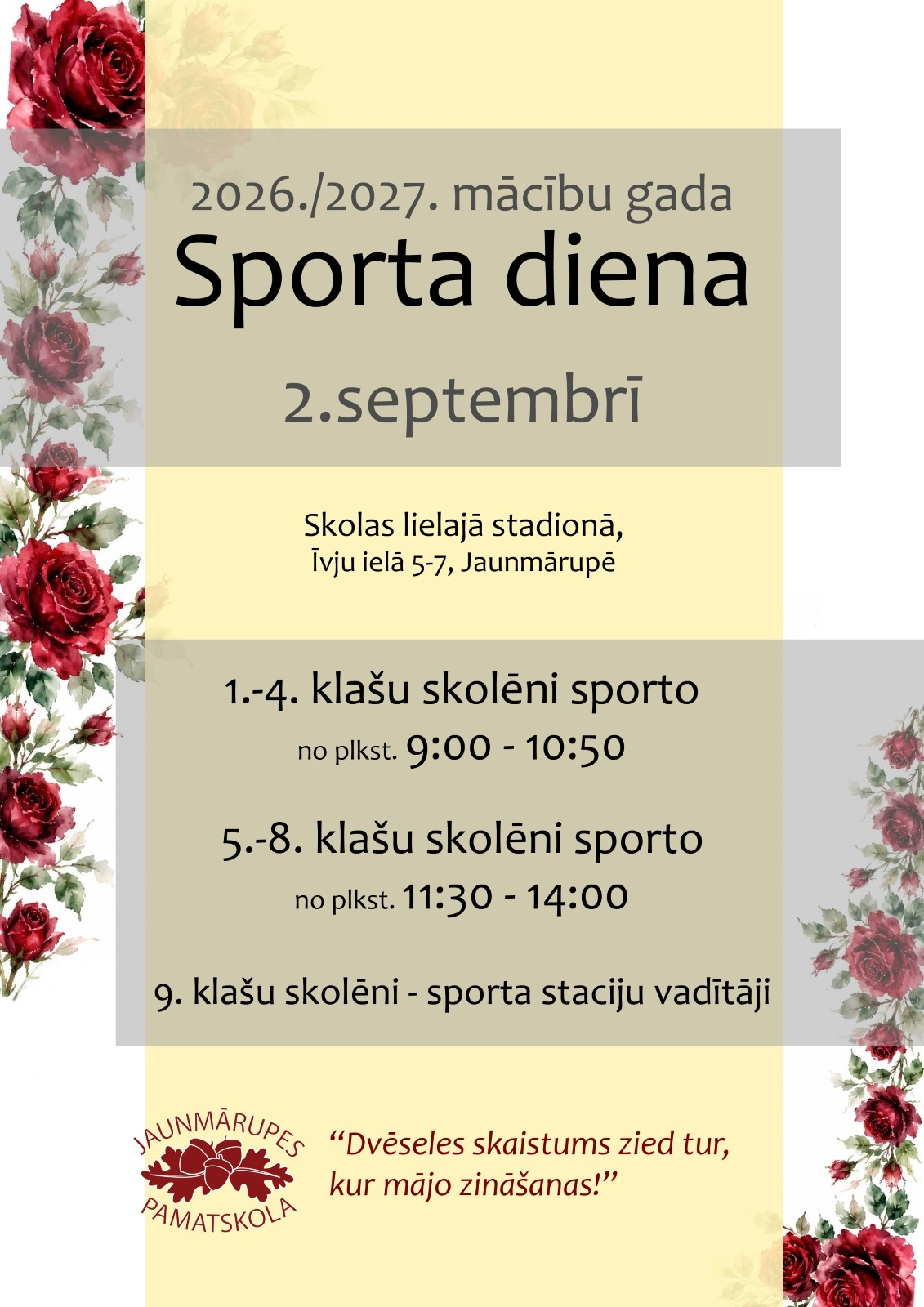 2.septembra Sporta diena