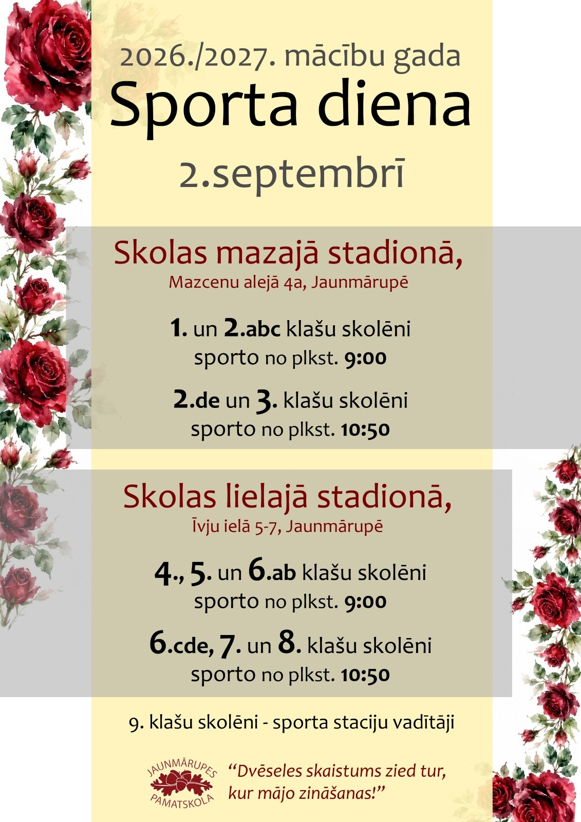 2.septembra Sporta diena