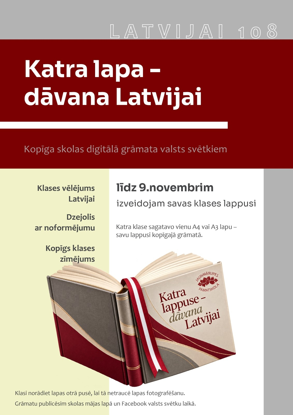 Gatavojam grāmatu Latvijai