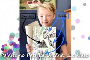 Skolnieki uzmundrina skolotājus – filma